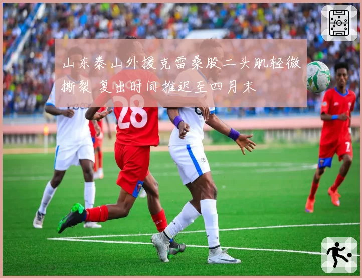 山东泰山外援克雷桑股二头肌轻微撕裂 复出时间推迟至四月末