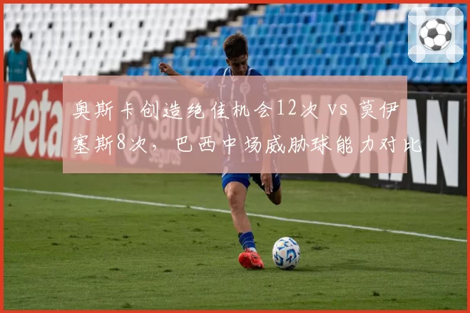 奥斯卡创造绝佳机会12次 vs 莫伊塞斯8次，巴西中场威胁球能力对比